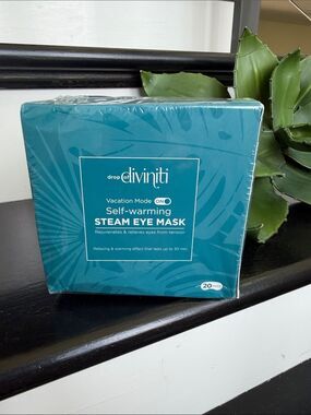 Drop of Diviniti Self-Warming Steam Eye Mask New Sealed Relaxation Sleep Spa